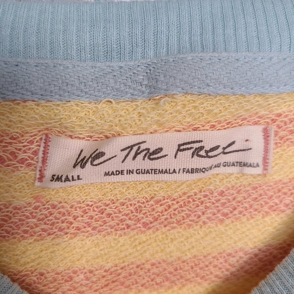 Free People Classic Striped Oversized Crewneck - Picture 5 of 5